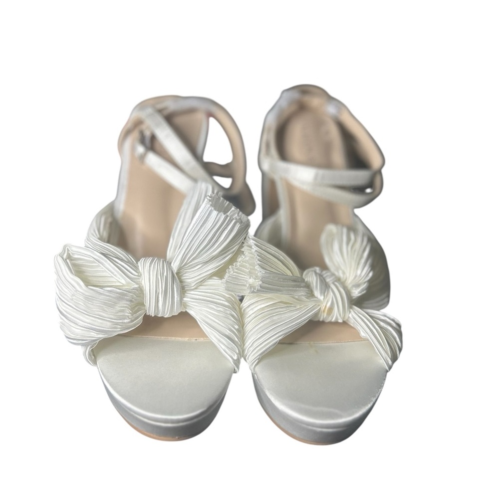 Elegant White Bow Women Shoes